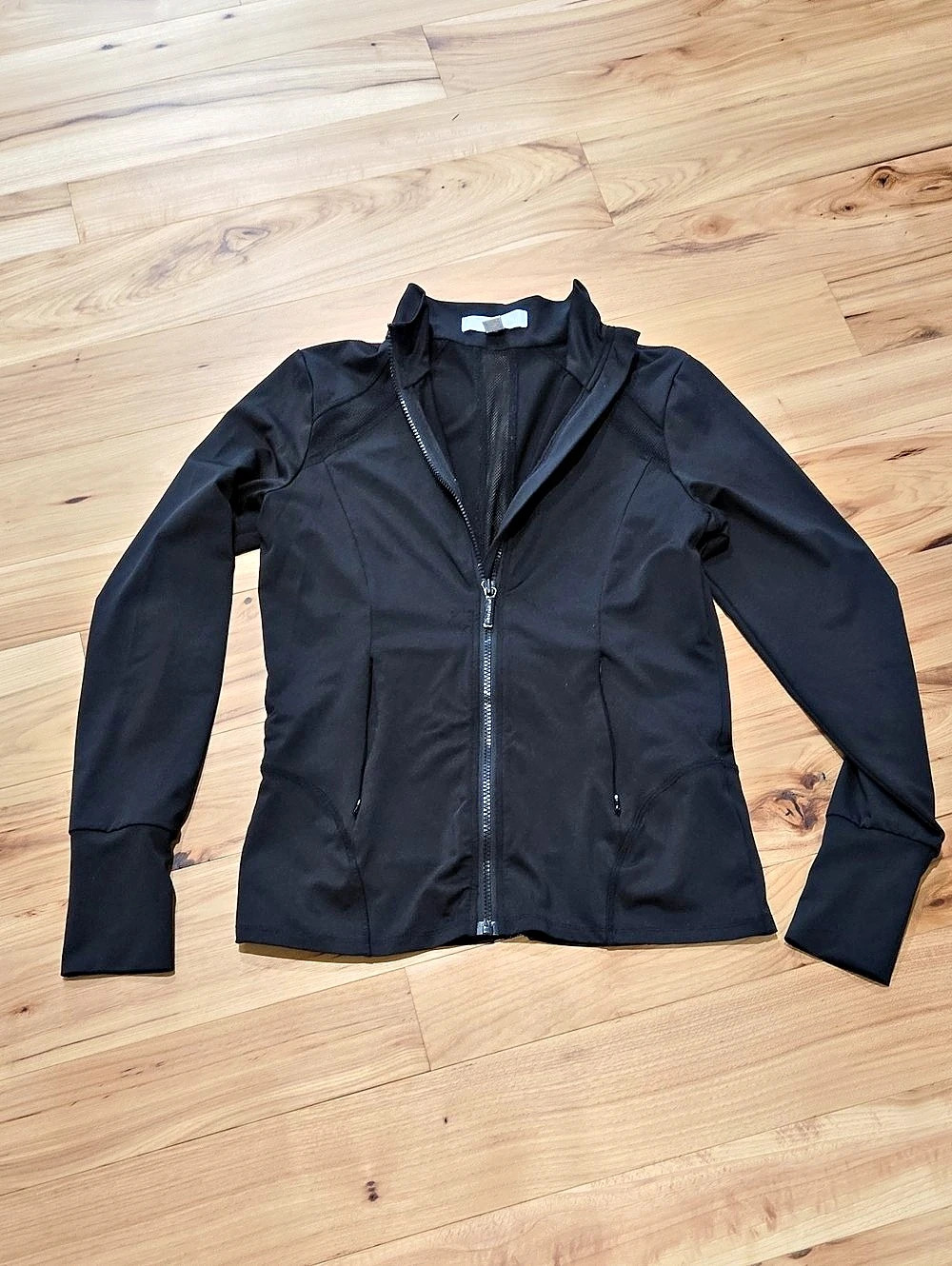 Michael Kors Black Lightweight Zip Jacket Small